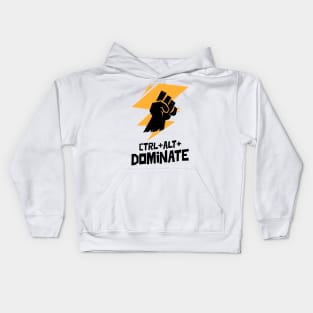 CTRL+ALT+DOMINATE Kids Hoodie